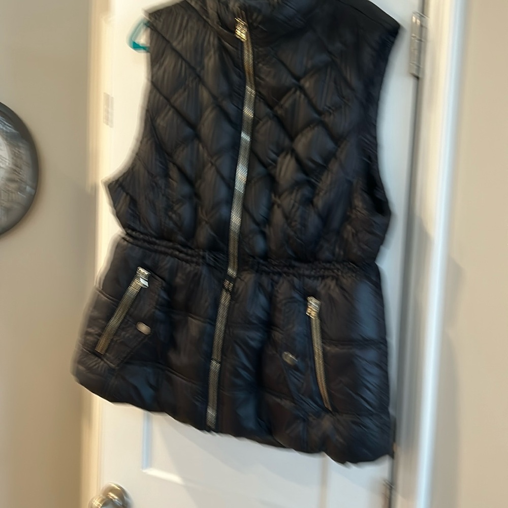 micheal kors Black Puffer Vest In perfect shape